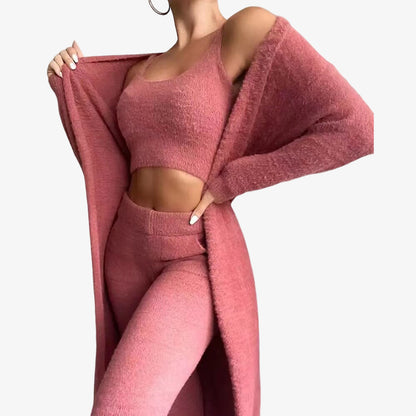 Cosy Knit Set Long (3 Pieces)